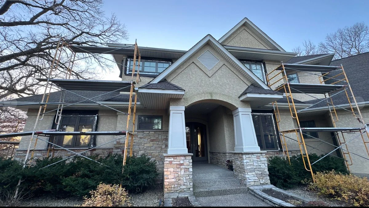 Exterior Painting in a Minnesota home